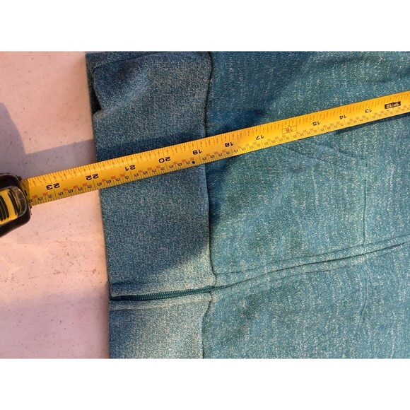 Vans Full Zip Hoodie Women XS Teal Blue Heather Logo Sweatshirt - Picture 10 of 10